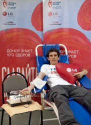 5 апреля в Самаре прошел День донора  с участием чемпиона Европы Юрия Андронова в рамках проекта «Поезд инноваций и добрых дел»