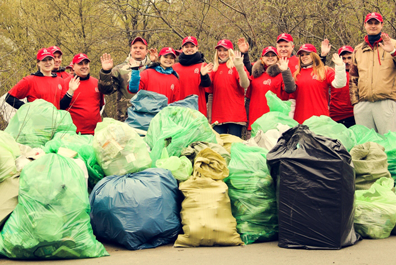 Компания «Новая Почта» помогла очистить украинские города от тонн мусора